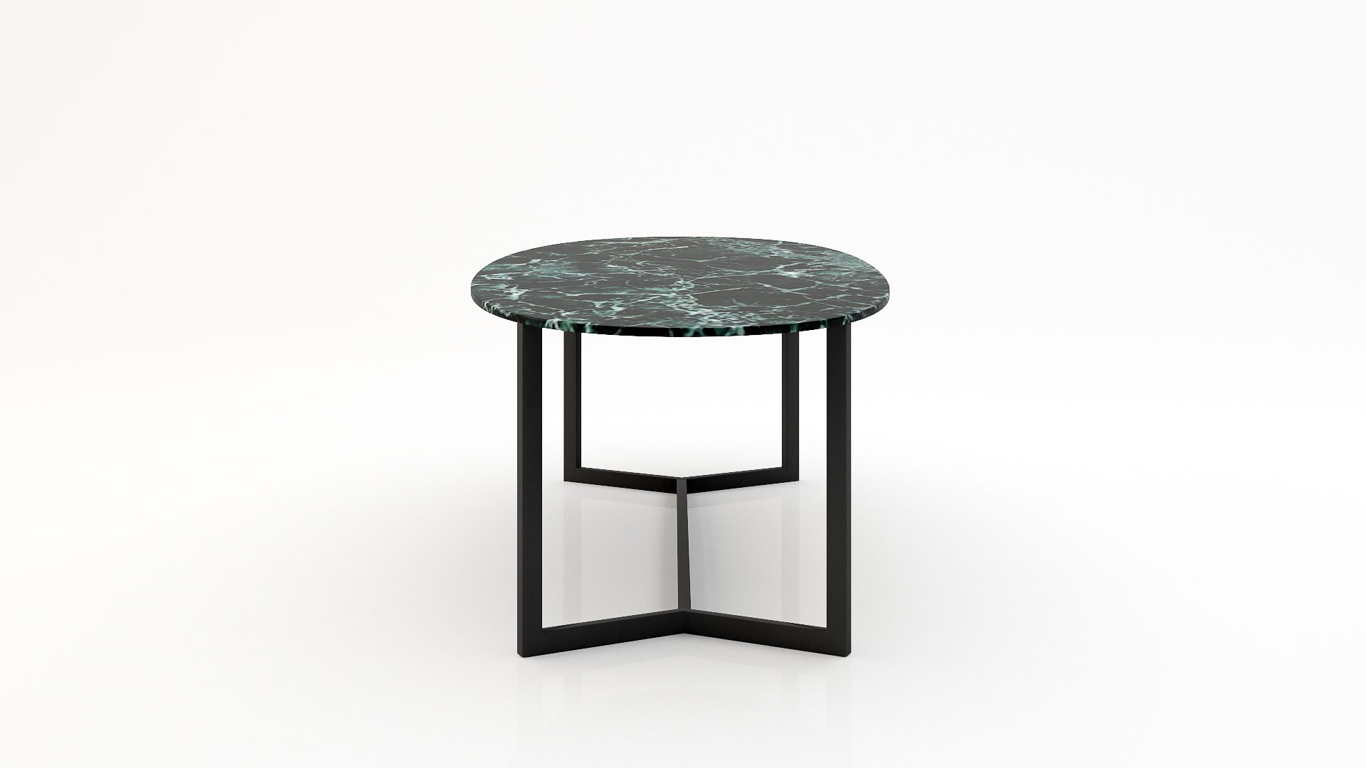 Ovale marmeren eettafel Anatra - Verde rameggiato - Afbeelding 3