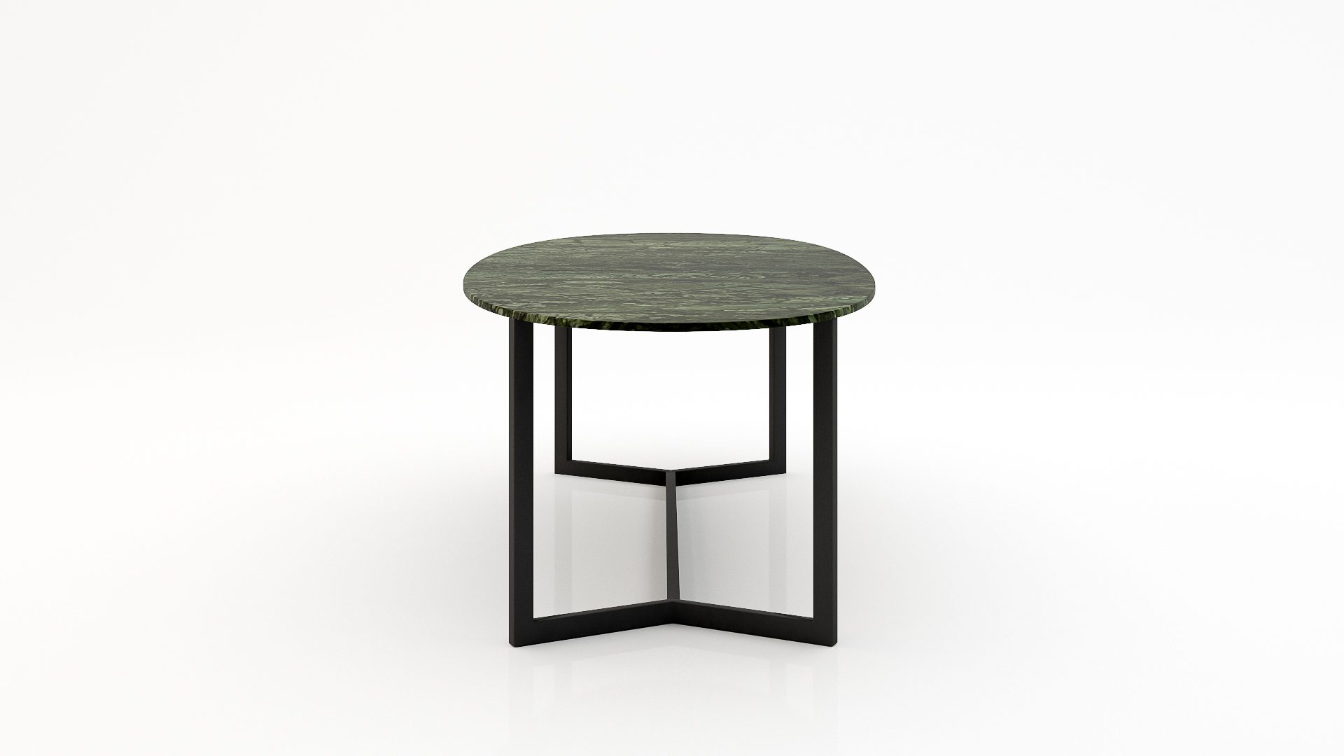 Ovale marmeren eettafel Anatra - Verde Guatemala - Afbeelding 3