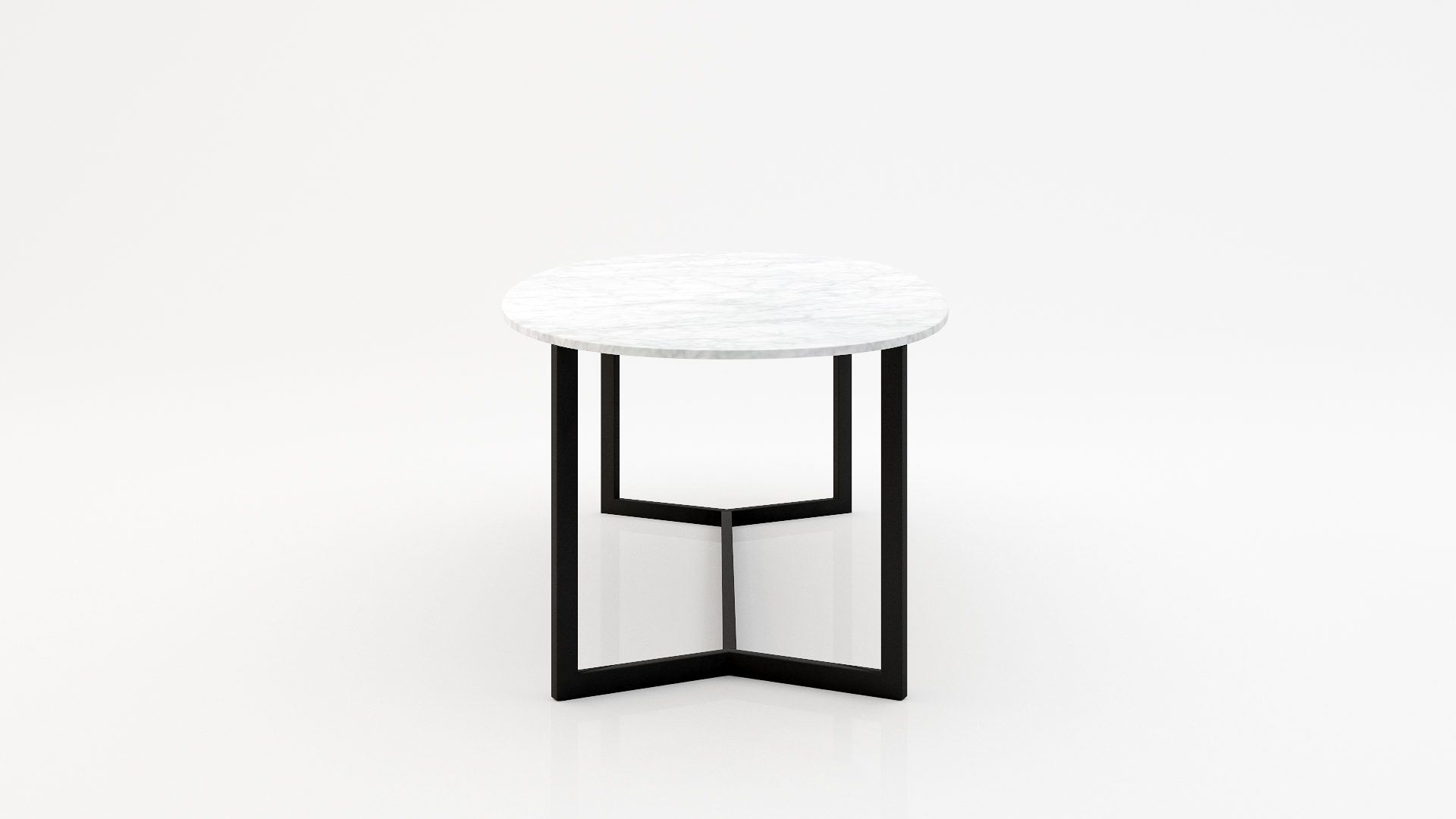 Ovale marmeren eettafel Anatra - Bianco Carrara CD CHIARO - Afbeelding 3