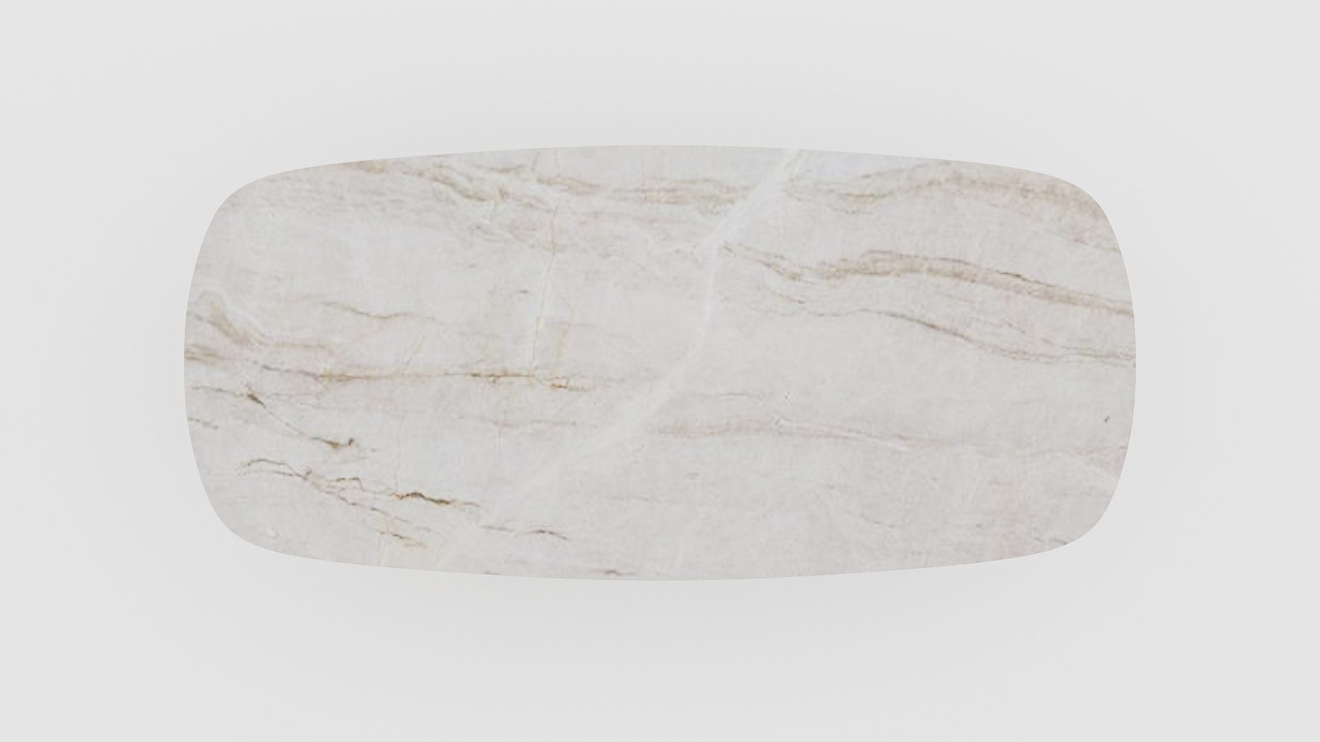 Deens ovale marmeren eettafel Anatra - Taj Mahal Quartzite - Afbeelding 4