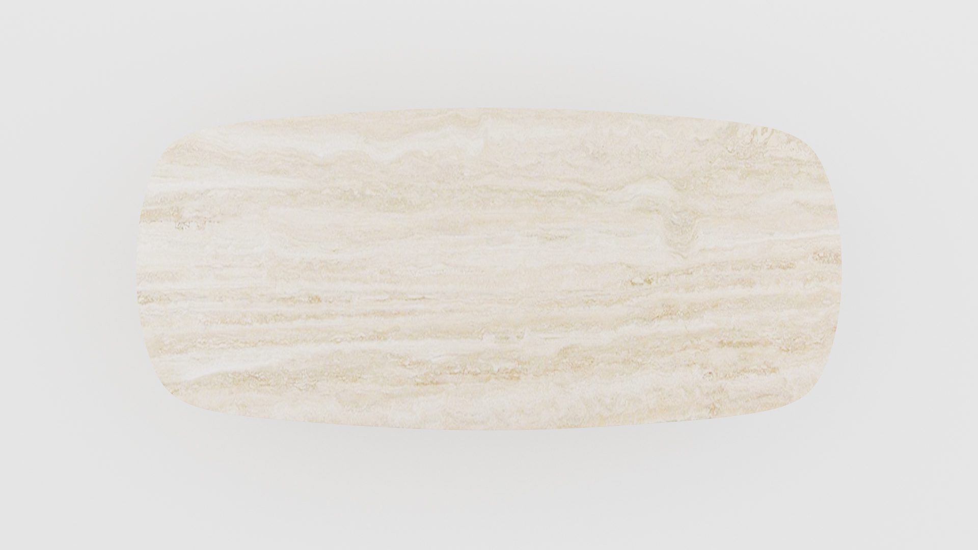 Deens ovale marmeren eettafel Anatra - Travertino Chiaro - Afbeelding 4