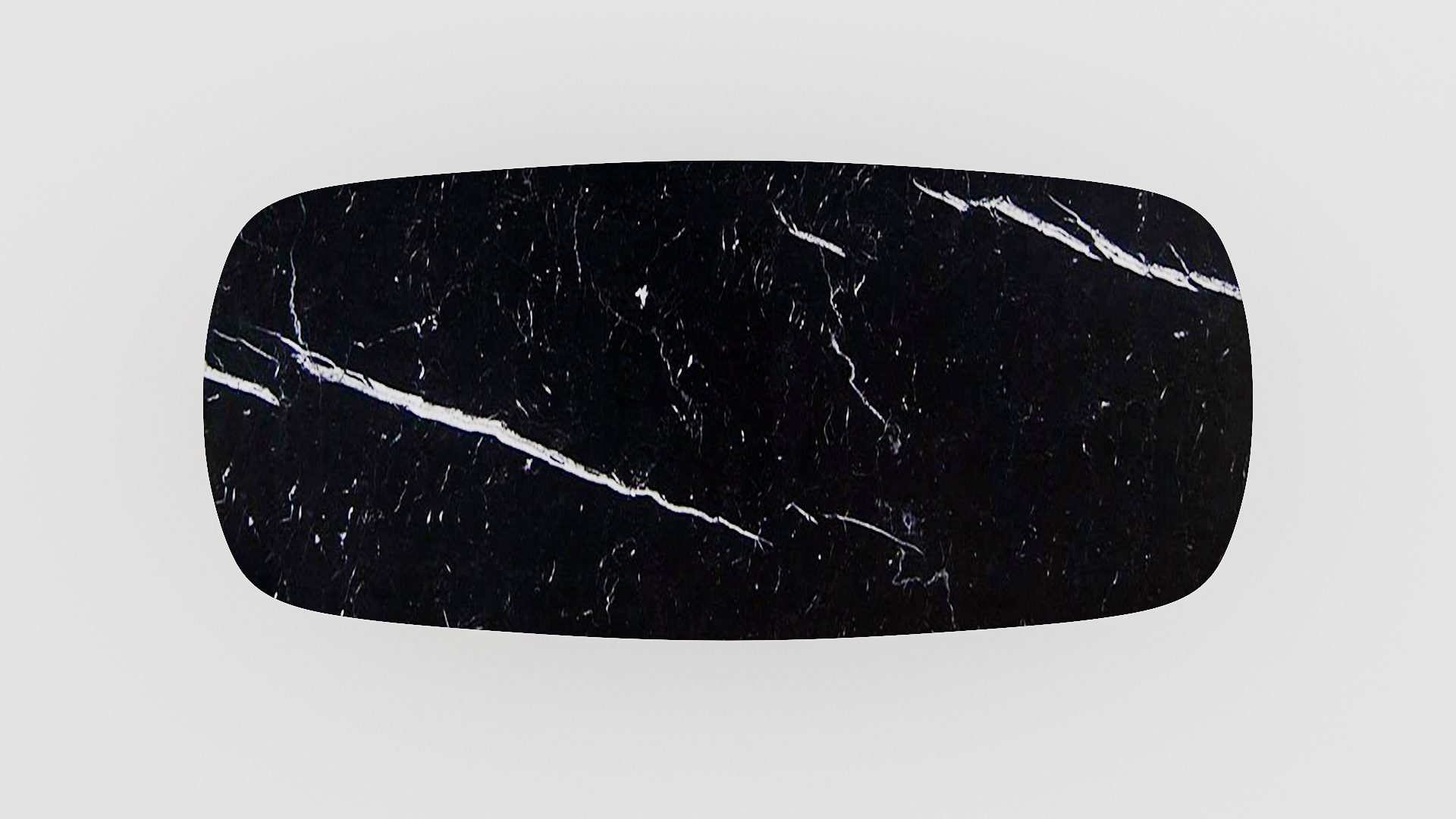 Deens ovale marmeren eettafel Anatra - Nero Marquina - Afbeelding 4