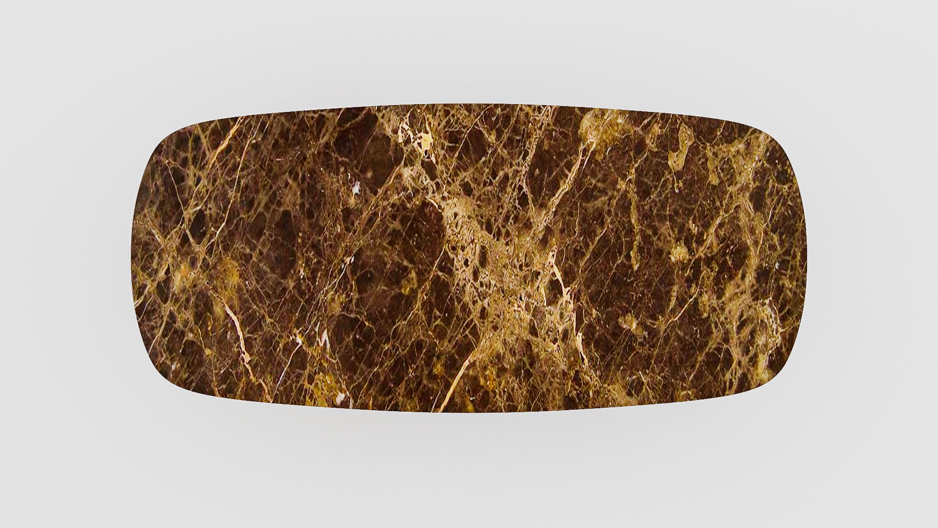 Deens ovale marmeren eettafel Anatra - Emperador Dark - Afbeelding 4