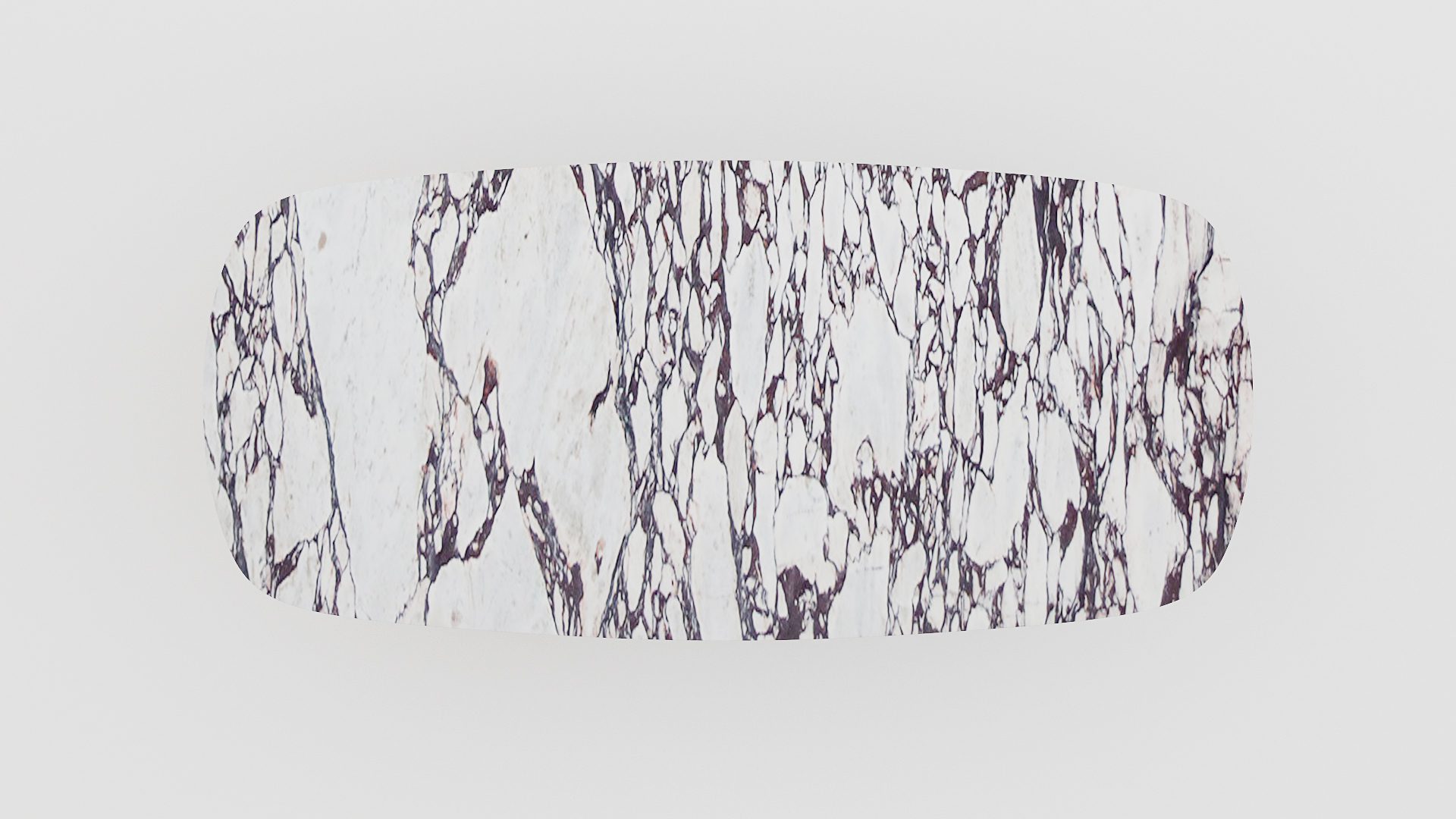 Deens ovale marmeren eettafel Anatra - Calcatta Viola - Afbeelding 4