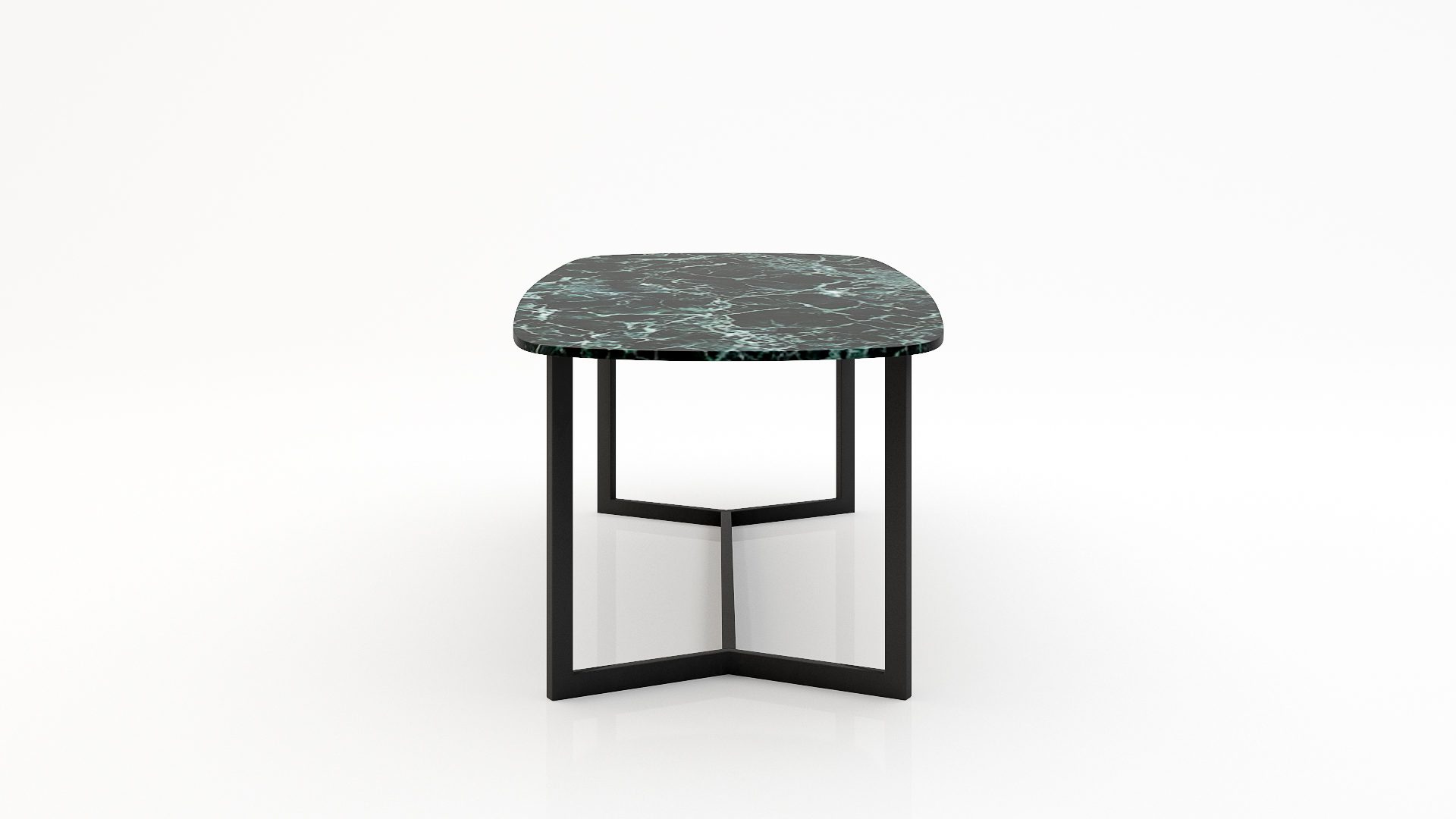 Deens ovale marmeren eettafel Anatra - Verde rameggiato - Afbeelding 3