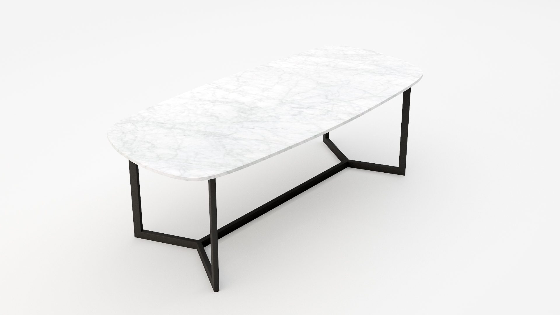 Anatra - Deens ovaal - Bianco Carrara CD CHIARO