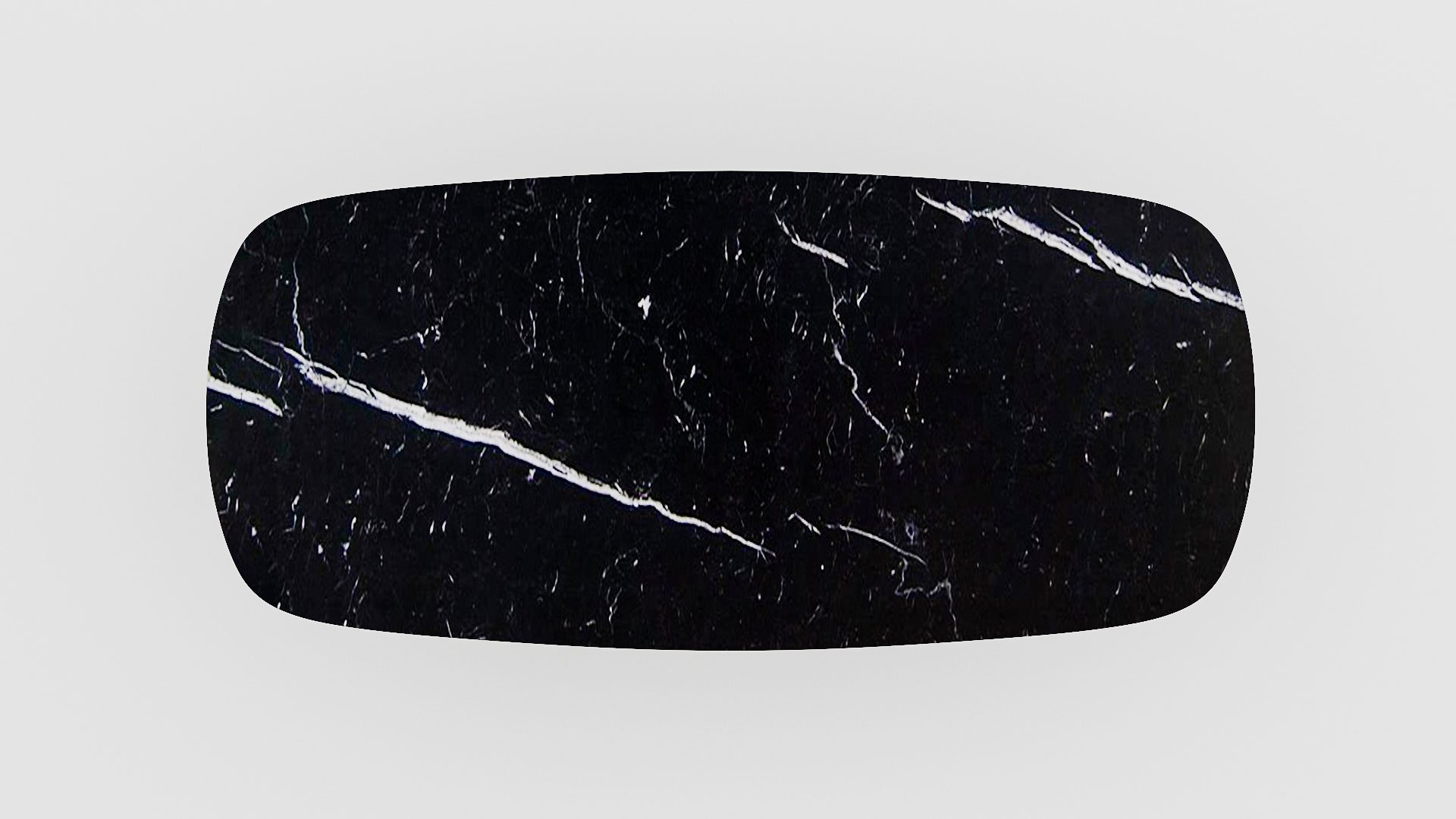 Deens ovale marmeren eettafel Pipistrello - Nero Marquina - Afbeelding 4