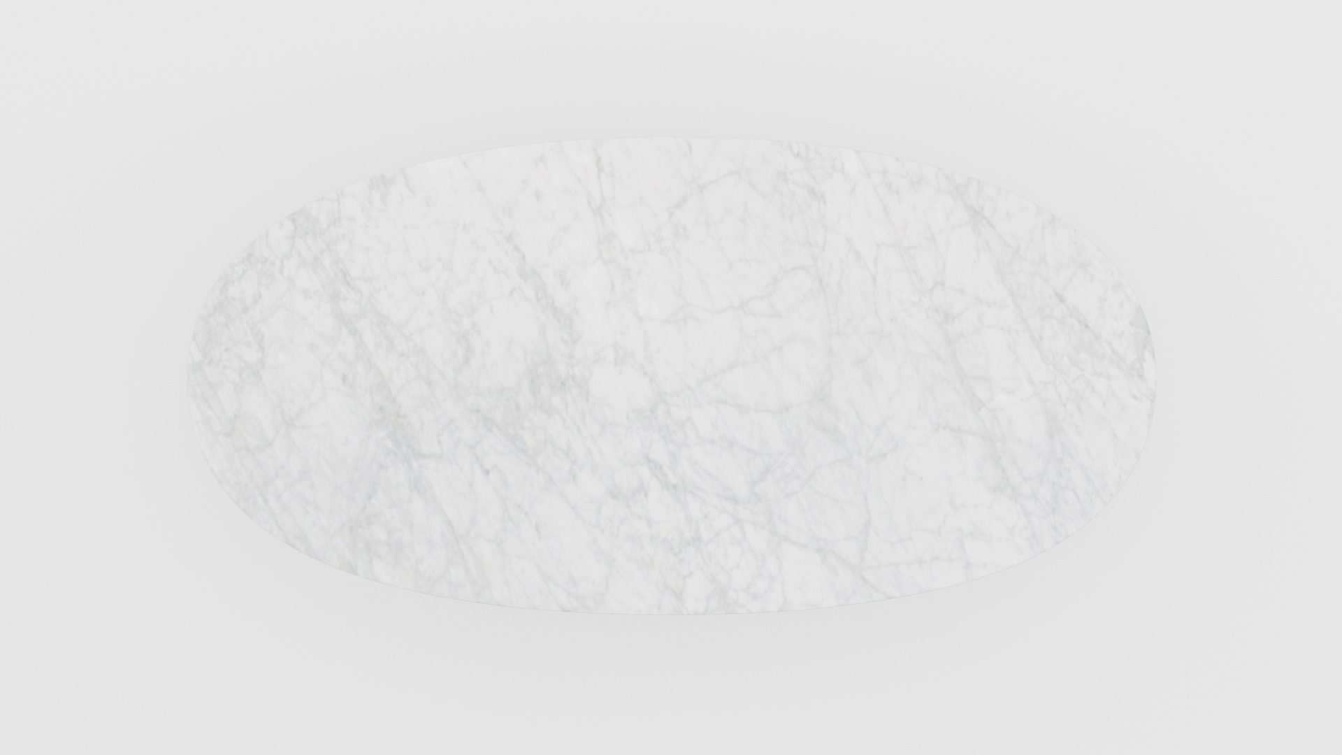 Ovale marmeren eettafel Pipistrello Bianco Carrara CD CHIARO - Afbeelding 4