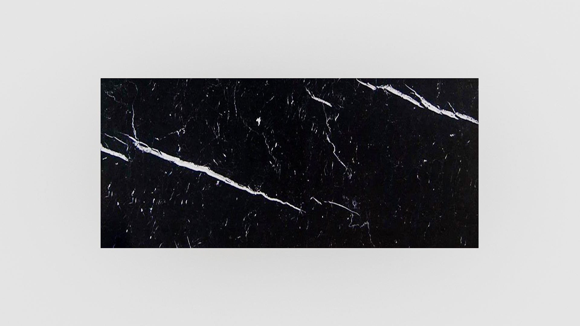 Rechthoekige marmeren eettafel Stella - Nero Marquina - Afbeelding 4