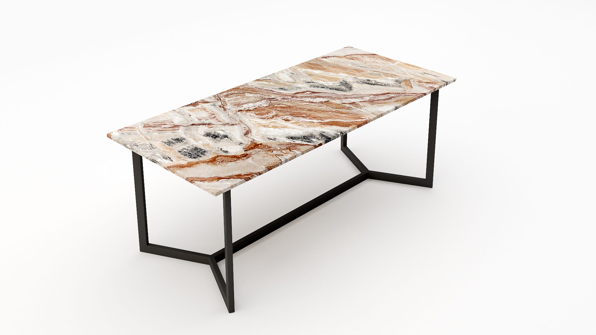 Anatra - Rechthoekig - Arabescato Orobico Rosso