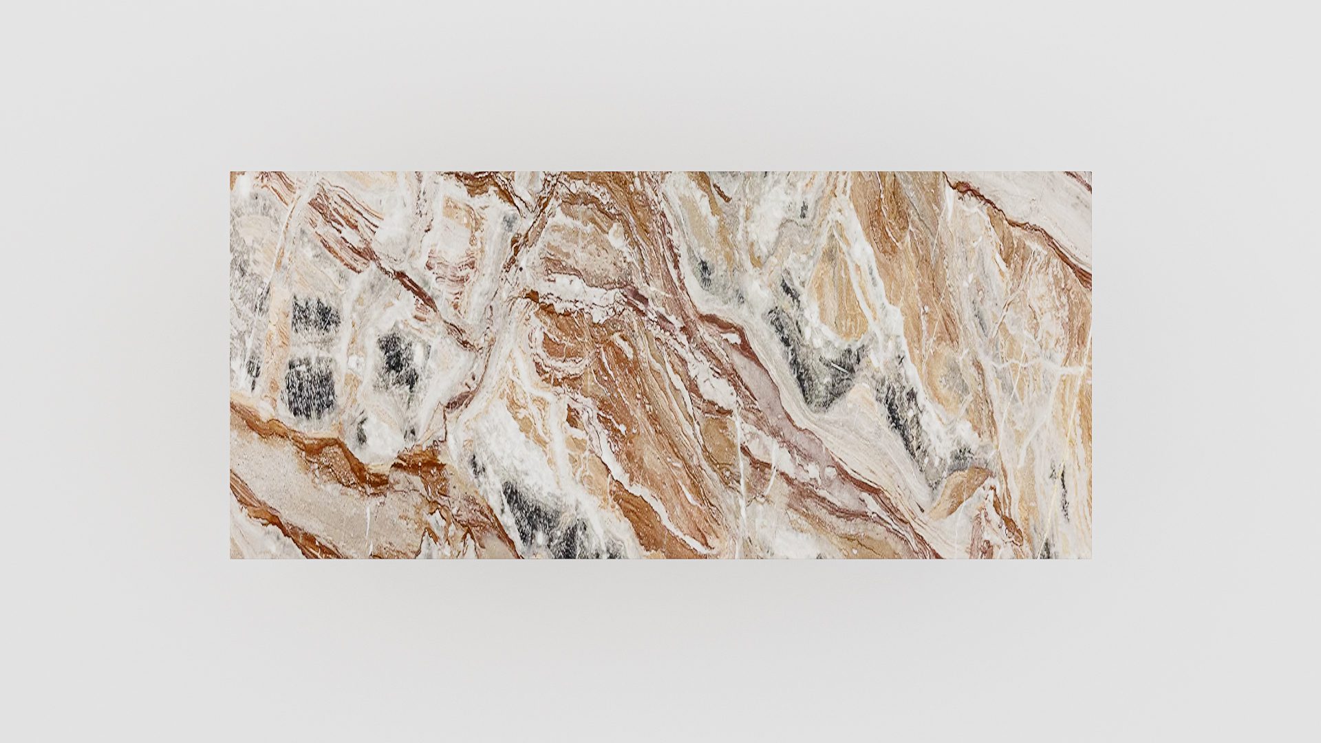 Rechthoekige marmeren eettafel Anatra Arabescato Orobico Rosso - Afbeelding 4