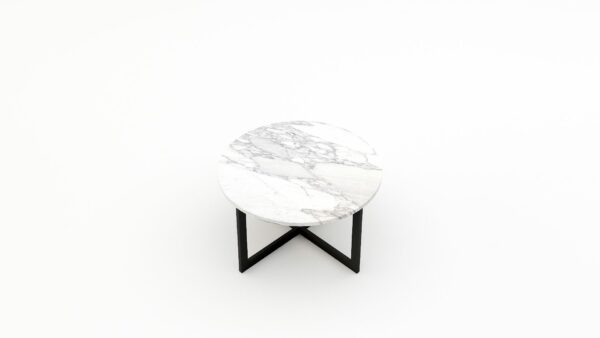 Caffė 4 - Rond - Arabescato Carrara