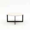 Ronde marmeren salontafel Caffė 4 - Botticino Semi Classico - 100cm