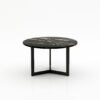 Ronde marmeren salontafel Caffė 3 - Titanium - 100cm