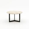 Ronde marmeren salontafel Caffė 3 - Travertino Chiaro - 100cm