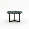 Ronde marmeren salontafel Caffė 3 - Verde rameggiato - 100cm