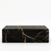 Rechthoekige marmeren salontafel Blocco - Nero saint port laurent - 100x60cm