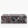 Rechthoekige marmeren salontafel Blocco - Rosso Levanto - 100x60cm