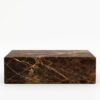 Rechthoekige marmeren salontafel Blocco - Emperador dark - 100x60cm
