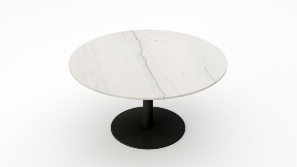 Alternative view of Ronde marmeren eettafel Tubo - Mont Blanc Quartzite