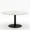 Ronde marmeren eettafel Tubo - Mont Blanc Quartzite - 170cm