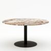 Ronde marmeren eettafel Tubo - Arabescato Orobico Rosso - 170cm