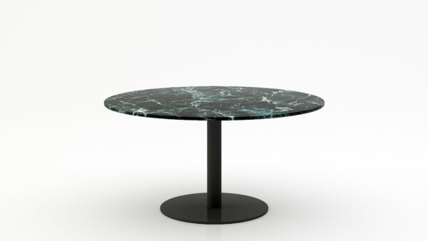 Ronde marmeren eettafel Tubo - Verde rameggiato - 170cm