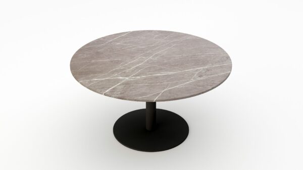Alternative view of Ronde marmeren eettafel Tubo - Pietra Grey