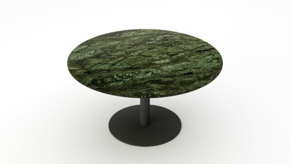 Alternative view of Ronde marmeren eettafel Tubo - Verde Guatemala