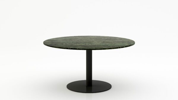 Ronde marmeren eettafel Tubo - Verde Guatemala - 170cm