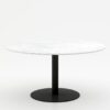 Ronde marmeren eettafel Tubo - Bianco Carrara CD CHIARO - 170cm