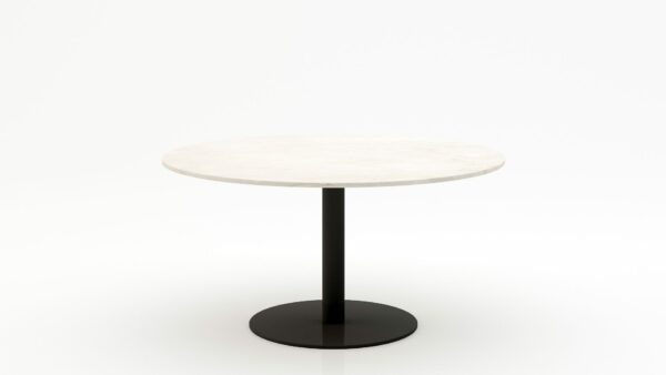 Ronde marmeren eettafel Tubo - Botticino Semi Classico - 170cm