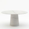 Ronde marmeren eettafel Gelato marmo - Mont Blanc Quartzite - 170cm