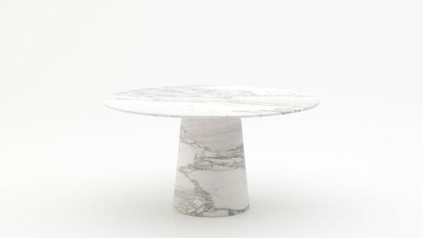 Ronde marmeren eettafel Gelato marmo - Arabescato Carrara - 170cm