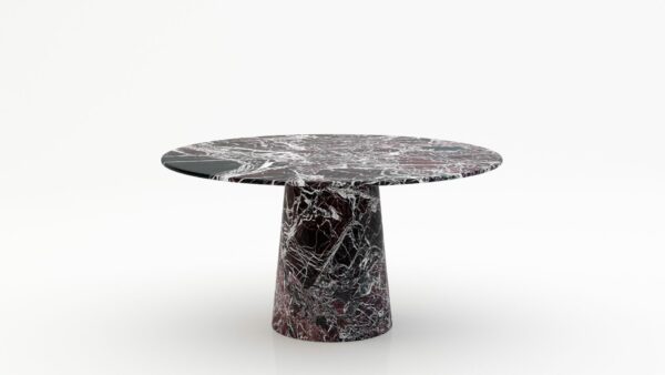 Ronde marmeren eettafel Gelato marmo - Rosso Levanto - 170cm