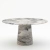 Ronde marmeren eettafel Gelato marmo - Arabescato Orobico Grigio - 170cm