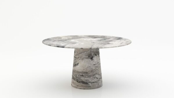 Ronde marmeren eettafel Gelato marmo - Arabescato Orobico Grigio - 170cm