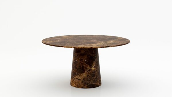 Ronde marmeren eettafel Gelato marmo - Emperador dark - 170cm