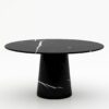 Ronde marmeren eettafel Gelato marmo - Nero Marquina - 170cm