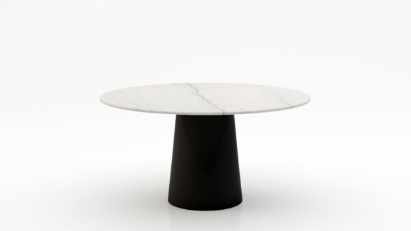 Ronde marmeren eettafel Gelato - Mont Blanc Quartzite - 170cm