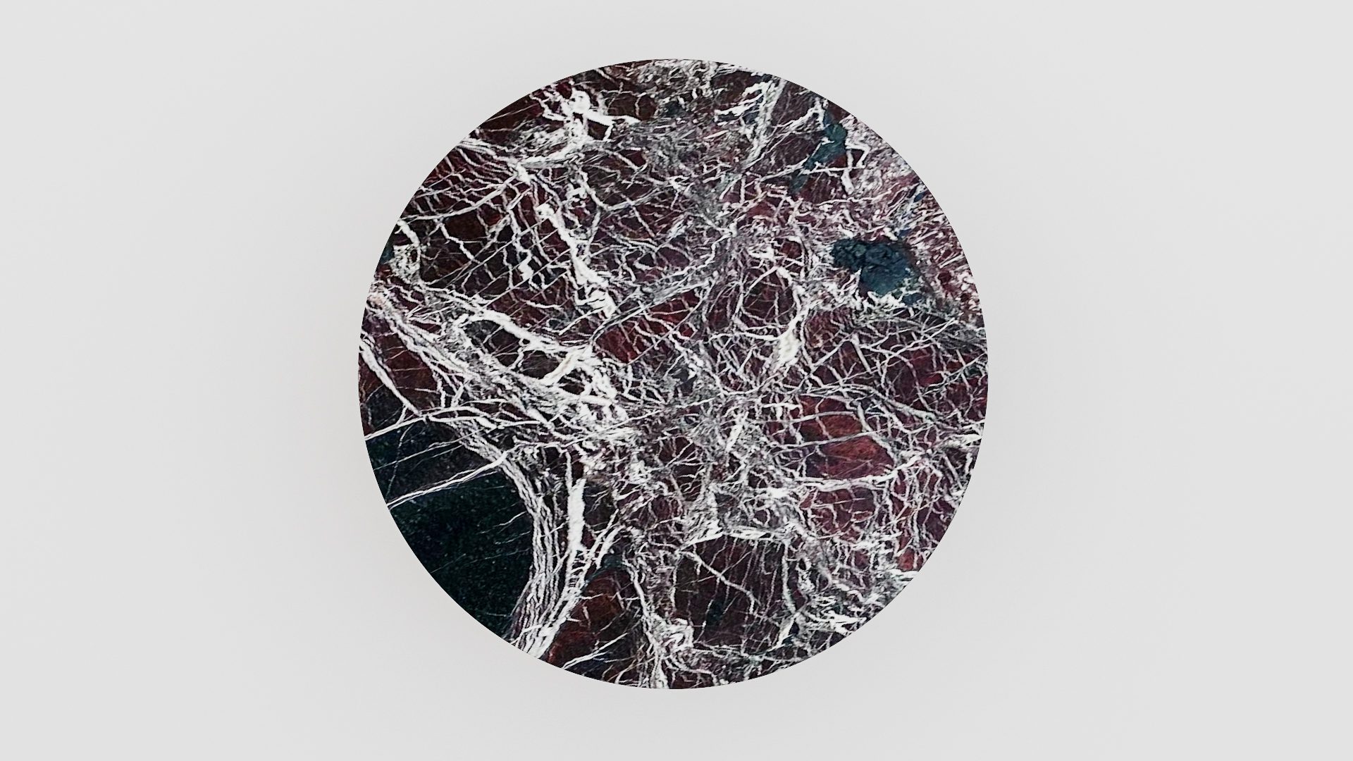 Ronde marmeren eettafel Gelato - Rosso Levanto - Afbeelding 3