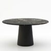 Ronde marmeren eettafel Gelato - Titanium - 170cm