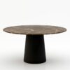 Ronde marmeren eettafel Gelato - Royal Brown - 170cm