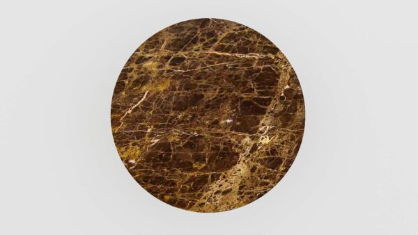 Alternative view of Ronde marmeren eettafel Gelato - Emperador dark