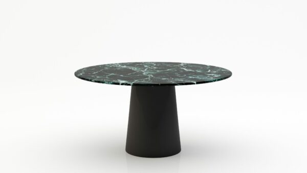 Ronde marmeren eettafel Gelato - Verde rameggiato - 170cm