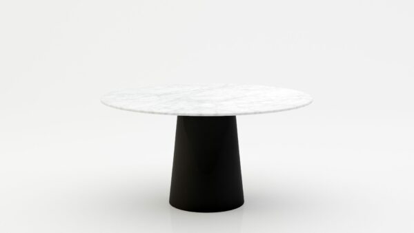 Ronde marmeren eettafel Gelato - Bianco Carrara CD CHIARO - 170cm