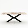 Rechthoekige marmeren eettafel Matrix normale - Arabescato Orobico Rosso - 260x100cm