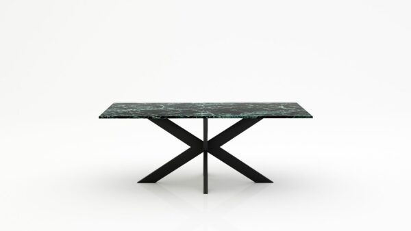 Rechthoekige marmeren eettafel Matrix normale - Verde rameggiato - 260x100cm