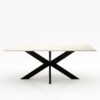 Rechthoekige marmeren eettafel Matrix normale - Botticino Semi Classico - 260x100cm