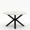 Ronde marmeren eettafel Croce - Mont Blanc Quartzite - 170cm